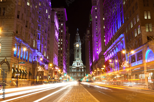 Photo: Philadelphia streets by night Philadelphia streets by night