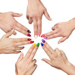 12 colors on the nails