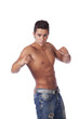 Young strong man