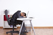 Tired businessman