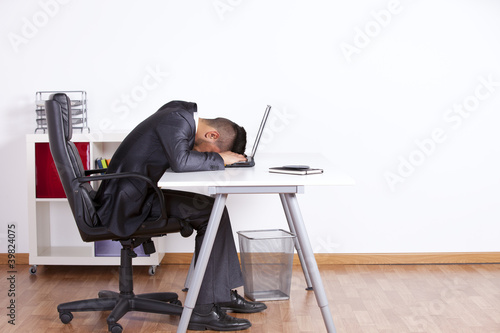 Photo: Tired businessman Tired businessman