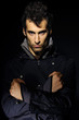 Photo: profile portrait of a young man - isolated over black profile portrait of a young man - isolated over black