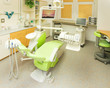 Modern consukting room in dental clinic