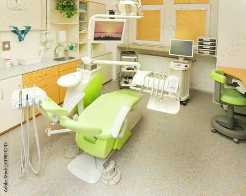 Photo: Modern consukting room in dental clinic Modern consukting room in dental clinic