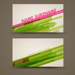 Vector old-style retro vintage business card