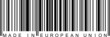 Barcode - Made in European Union