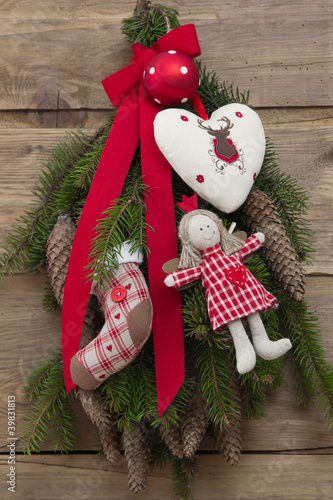 Photo: Türkranz für die Adventszeit Türkranz für die Adventszeit