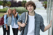 Teenagers going to college