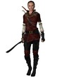 Female Warrior in Leather Armour