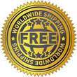 Worldwide shipping label