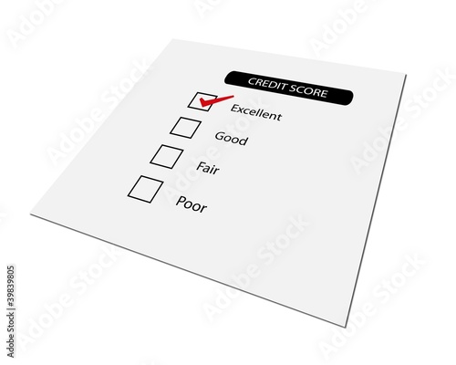Photo: Credit score rating Credit score rating