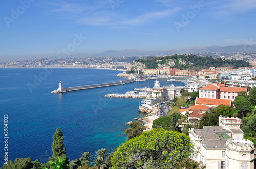 Photo: Blick auf das bekannte Nizza an der Cote d´Azur Blick auf das bekannte Nizza an der Cote d´Azur