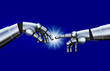 Michelangelo: Creation of Adam. Robot Hand. Michelangelo: Creation of Adam. Robot Hand.