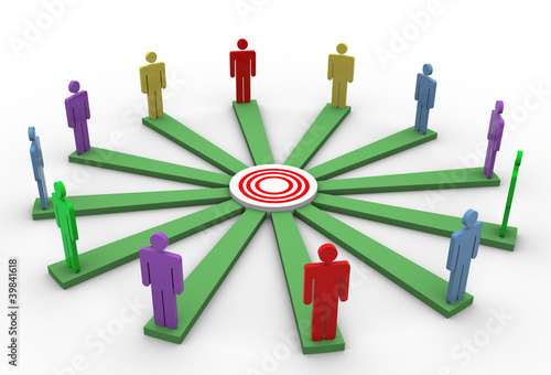 Illustration: Concept of goal achievement Concept of goal achievement
