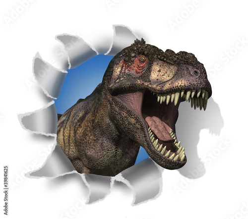 Illustration: T-Rex Rips Through Your Document! T-Rex Rips Through Your Document!