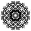 Circle ornament, ornamental round lace