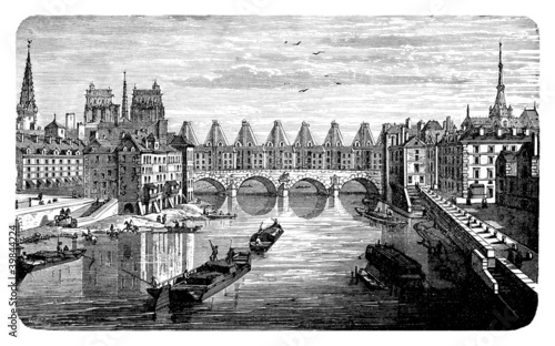 Illustration: Ancient Paris - 17th century Ancient Paris - 17th century