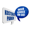 sprechblasen v2 kostenlos parken! unser service für sie! I