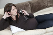 Foto: Pregnant woman drinking Pregnant woman drinking