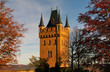 Hohenzollern castle in Swabian during autumn, Germany