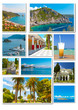 Collage of photos from Corfu in Greece Collage of photos from Corfu in Greece