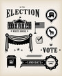 USA election icon set