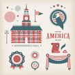 USA vector icons