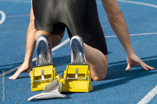 Runner Starting Blocks