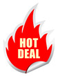 Vector hot deal sticker