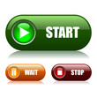 Start and stop vector buttons