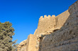 ancient Crusader fortress wall