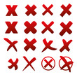 x verbot kreuz wahl unkorrekt zeichen sammlung falsch error