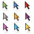 Vektor: Computer Maus Mauszeiger Cursor pfeil hand vektor Set Computer Maus Mauszeiger Cursor pfeil hand vektor Set