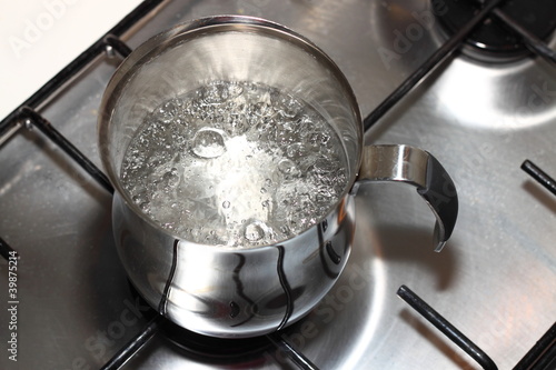 Photo: Boiling water Boiling water