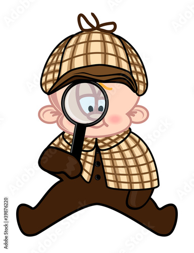 Vektor: Little detective Little detective