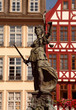 Photo: Statue of Justizia at Römer in Frankfurt Statue of Justizia at Römer in Frankfurt