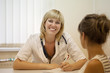 doctor examining the patient
