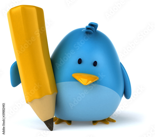 Illustration: Blue bird Blue bird