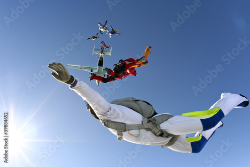 Photo: Skydiving photo Skydiving photo