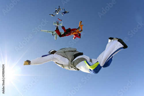Photo: Skydiving photo Skydiving photo