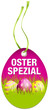Hangtag Osterspezial Ostereier pink