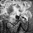Beautiful woman with magnificent hair