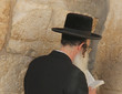 Rabbi at Western Wall, Jerusalem