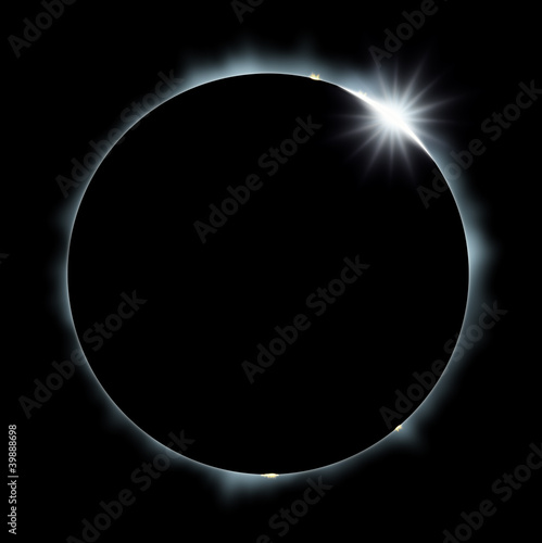 Illustration: Full Sun Eclipse Full Sun Eclipse