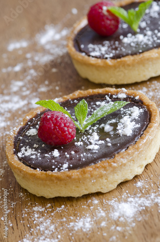 Photo: Chocolate tarts Chocolate tarts