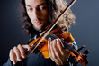 Violin player playing the intstrument Violin player playing the intstrument