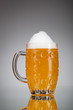 Beer glass on the table Beer glass on the table