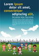 Poster of children in the city park