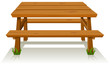 Picnic Wood table
