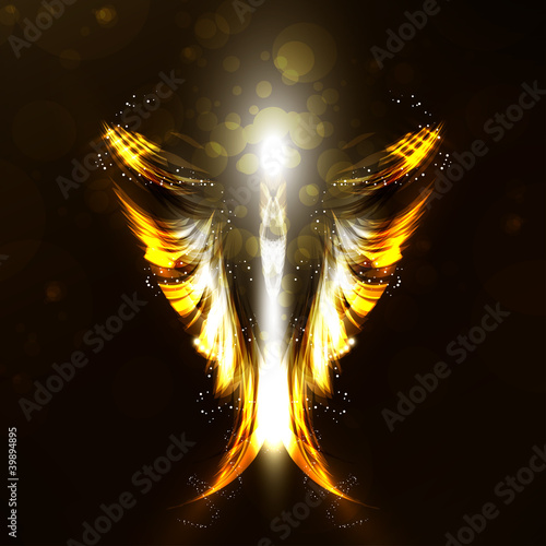 Vector: Angel vector futuristic background, wing illustration eps10 Angel vector futuristic background, wing illustration eps10